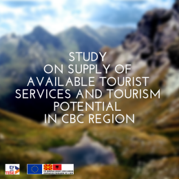 Study on Supply of available tourist services and tourism potential in CBC region NMK-AL